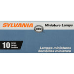 Sylvania Silverstar License Plate Light Bulb, 168, Pack Of 10 - 168.TP