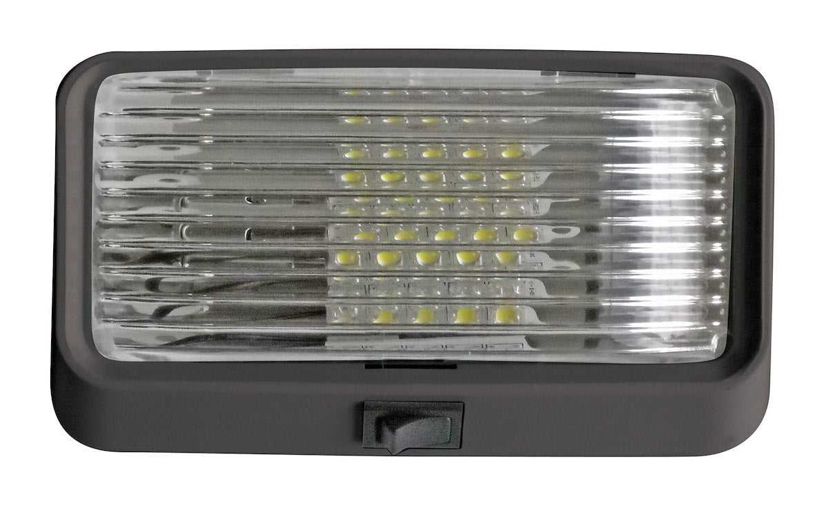 Valterra Porch Light, Incandescent Bulb, 6 in x 3-1/2 in x 2 in, Black Base - DG71256VP