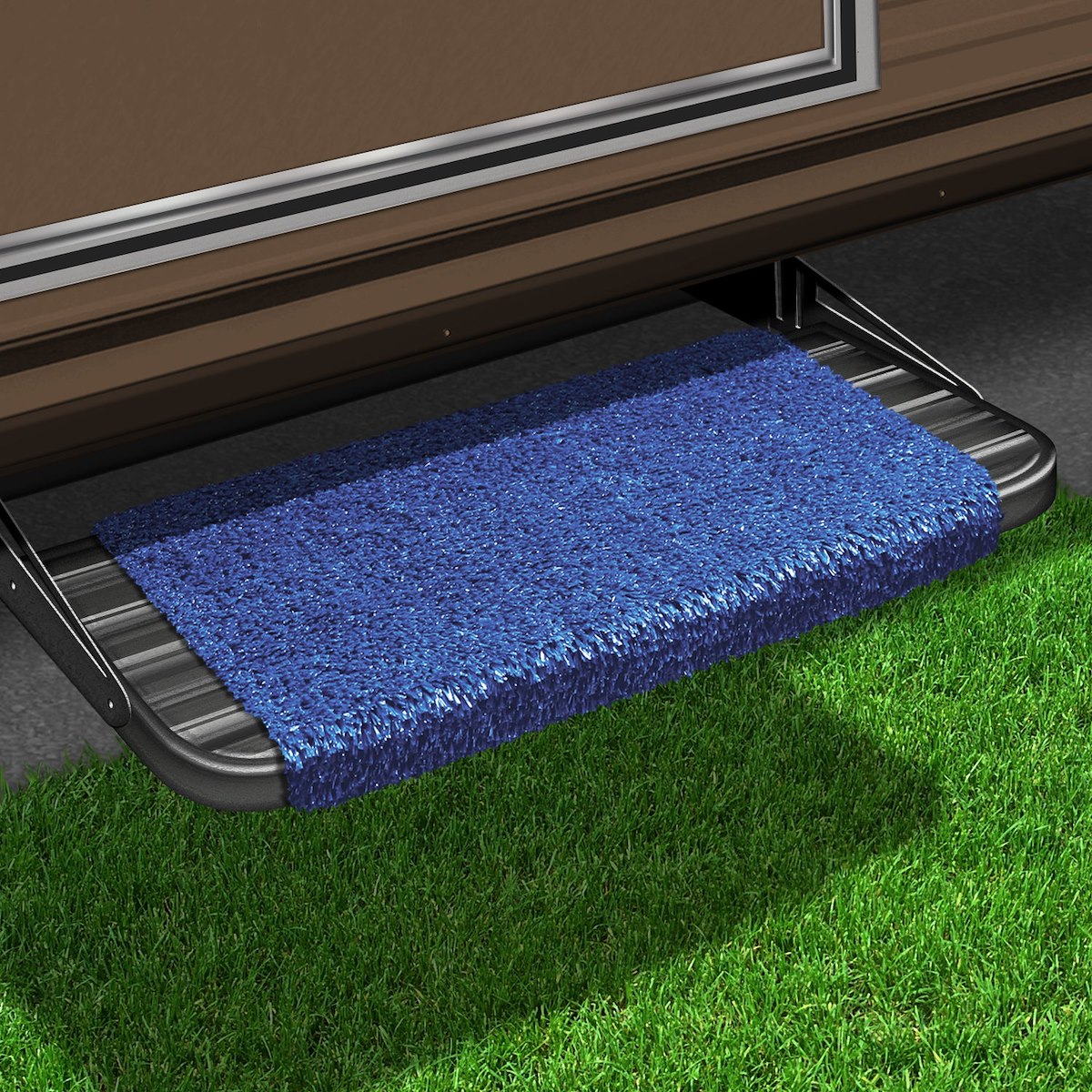 Prestofit Entry Step Rug, 18 in Width, Imperial Blue - 2-1041