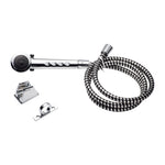 Dura Faucet Shower Head, Hand-Held With 60 in Reinforced Vinyl Hose, Chrome Plated - DF-SA130-CP