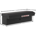 Weather Guard Tool Box, Textured Matte Black, Aluminum, 41 in Length x 17 in Width x 13 in Height - 180-52-04