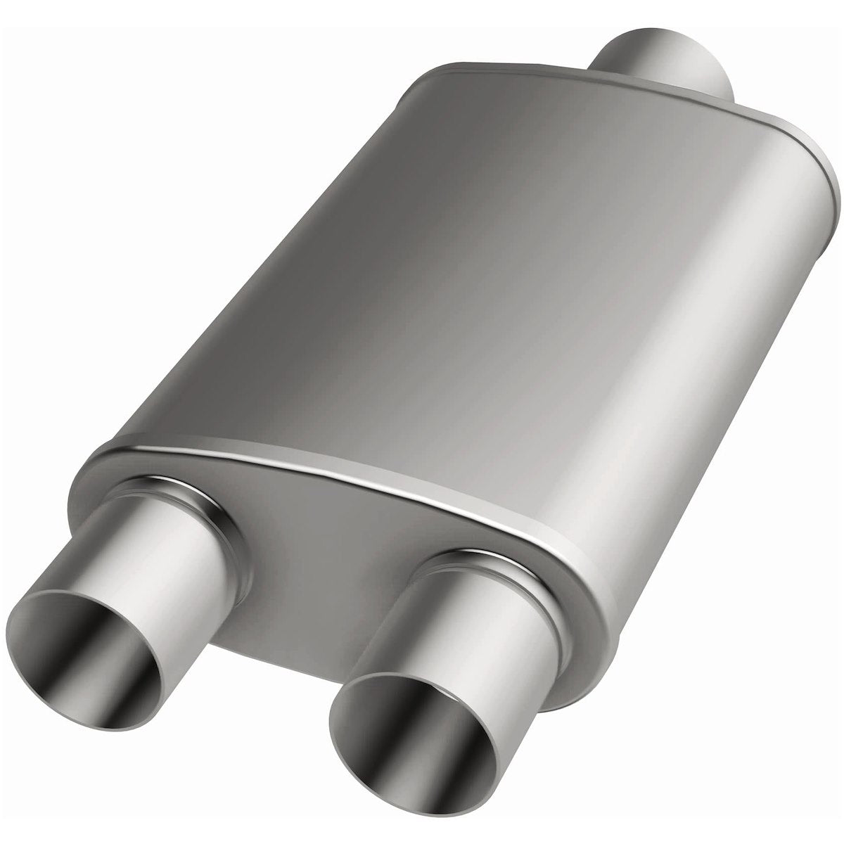 MagnaFlow Exhaust Muffler, Dual 3 in Offset Outlet, 14 in Body/20 in Overall Length - 12198