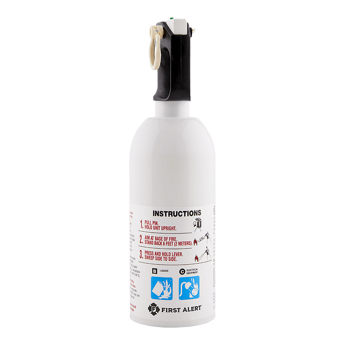 BRK Electronics Fire Extinguisher, UL Rated 5-B:C, 1.4 lb Bottle, Steel - KITCHEN5