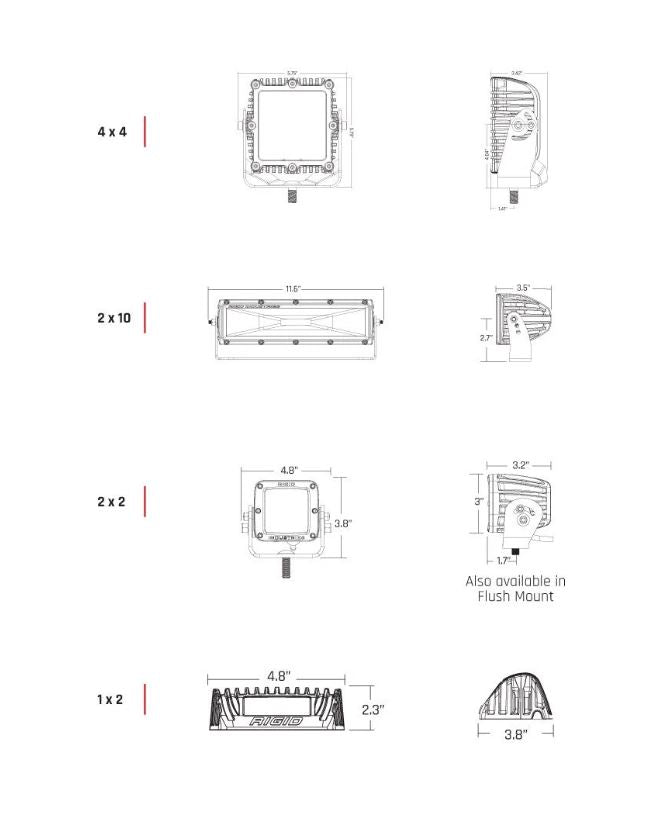 Rigid Industries Auxiliary & Work Lighting 681513 product image 3