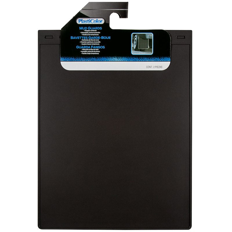 Plasticolor Mud Flap, Black, Set Of 2 - 001860R01