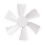 Ventmate Exhaust Fan Blade, For 12 V Jensen Roof Vents/Range Hoods, 1/8 in D-Bore, 6 in Length - 65484