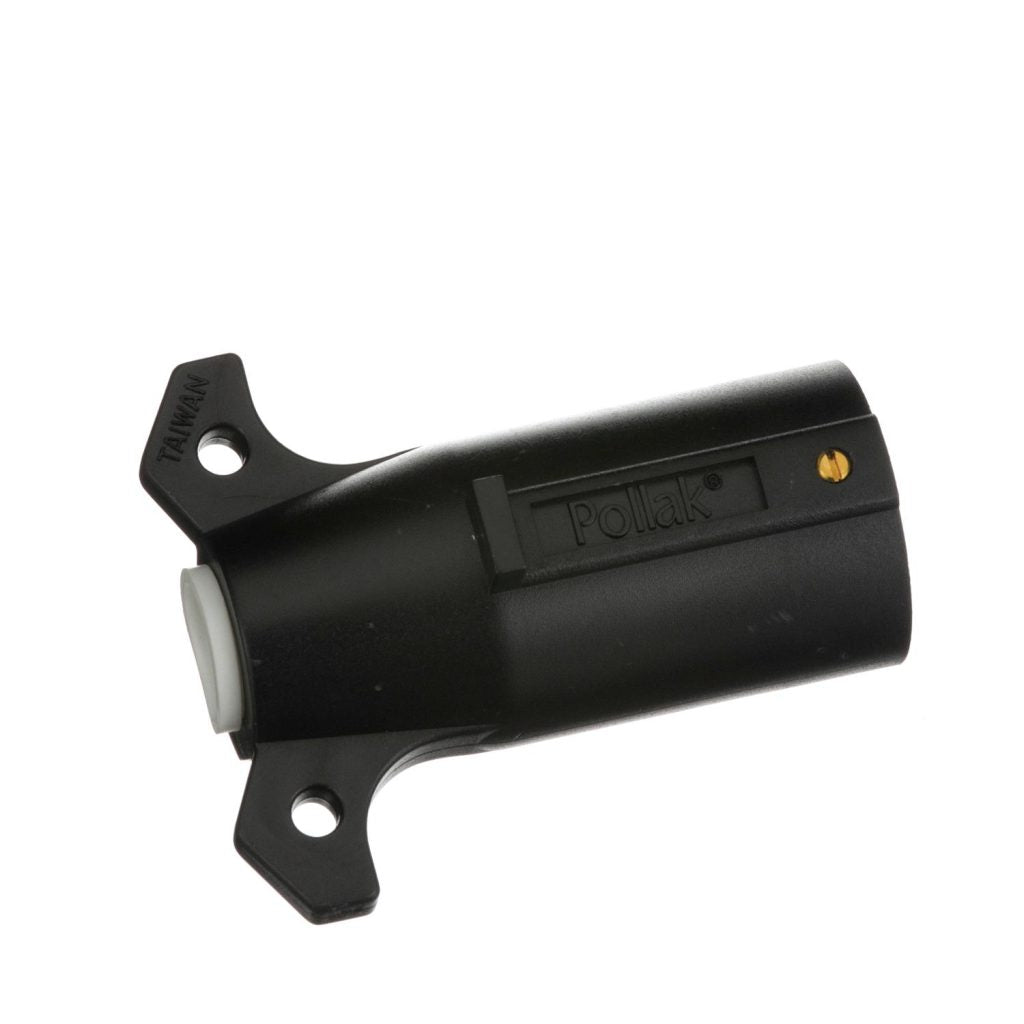 Pollak Trailer Wiring Connector, 7 Way Blade, Black - 7WB-106V