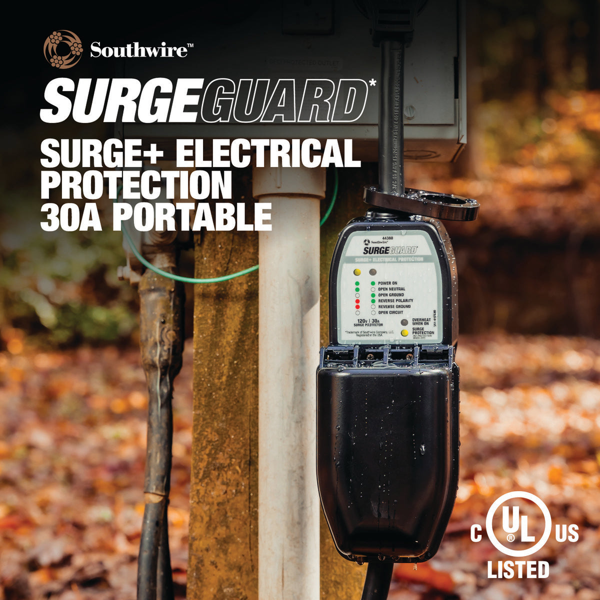 SouthWire Corp. Surge Protector, 30 amp - 44380