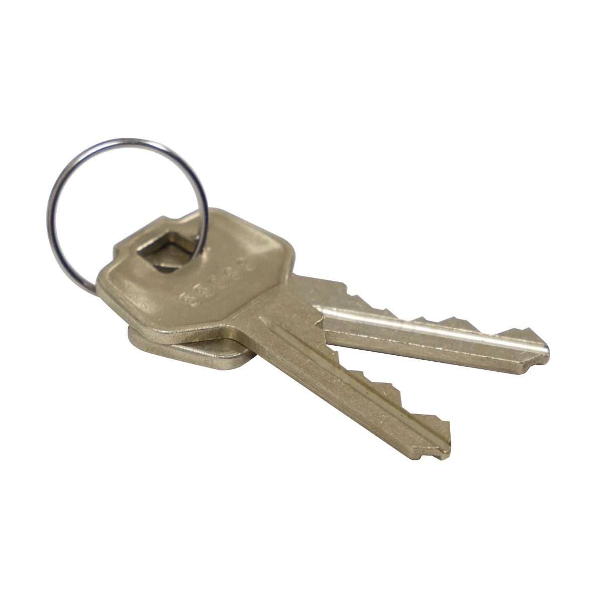 KNAACK Padlock, 1 in Diameter Shackle, Aluminum Body/Stainless Steel Shackle, Pack Of 2 - 2KL