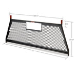 Weather Guard Headache Rack, Black, Steel - 1906-5-02