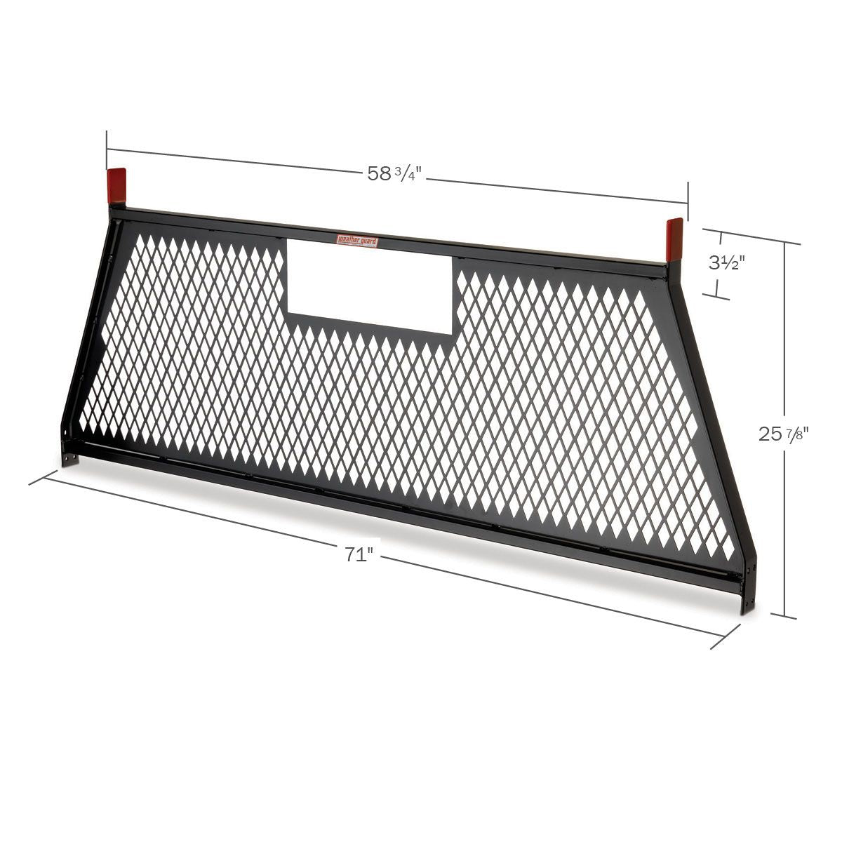 Weather Guard Headache Rack, Black, Steel - 1906-5-02