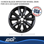 Coast2Coast Wheel Skins & Styled Wheel Covers IWCIMP481BLK product image 2