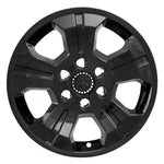 Coast2Coast Wheel Skin, 18 in, 5 Spokes, Gloss Black, Set Of 4 - IWCIMP392BLK