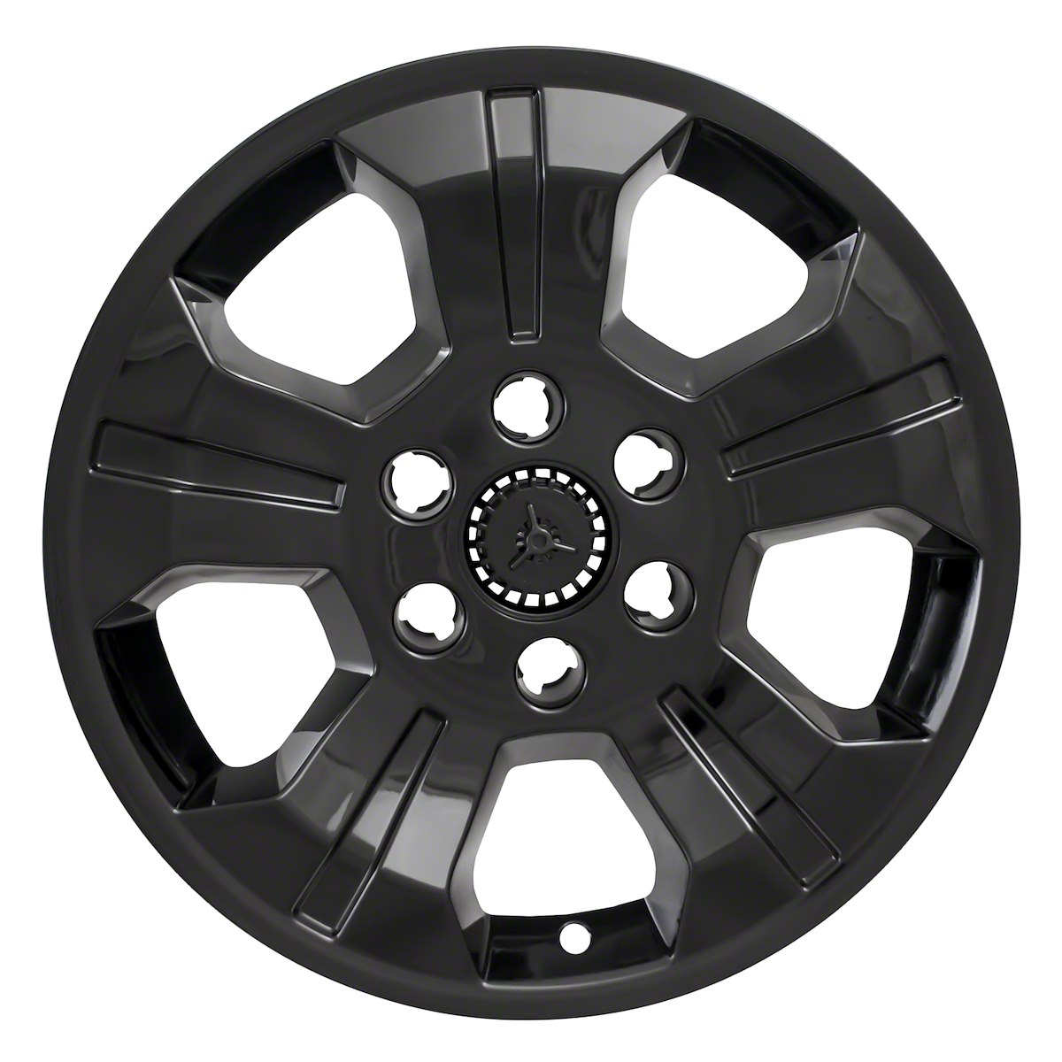 Coast2Coast Wheel Skin, 18 in, 5 Spokes, Gloss Black, Set Of 4 - IWCIMP392BLK