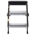 MOR/ryde Entry Step, Gen 2, 2 Manual Folding Steps, Threshold Height Of 25 in To 29 in - STP-202