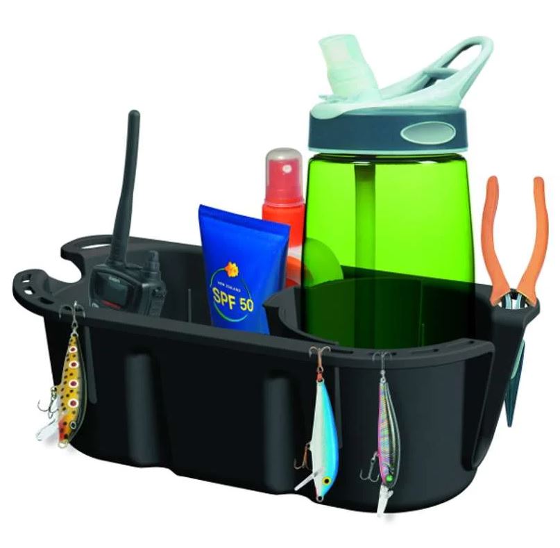 Railblaza Fishing Tackle Caddy, Black, 10 in Width x 5.36 in Depth x 4.56 in Height - 02-4040-11