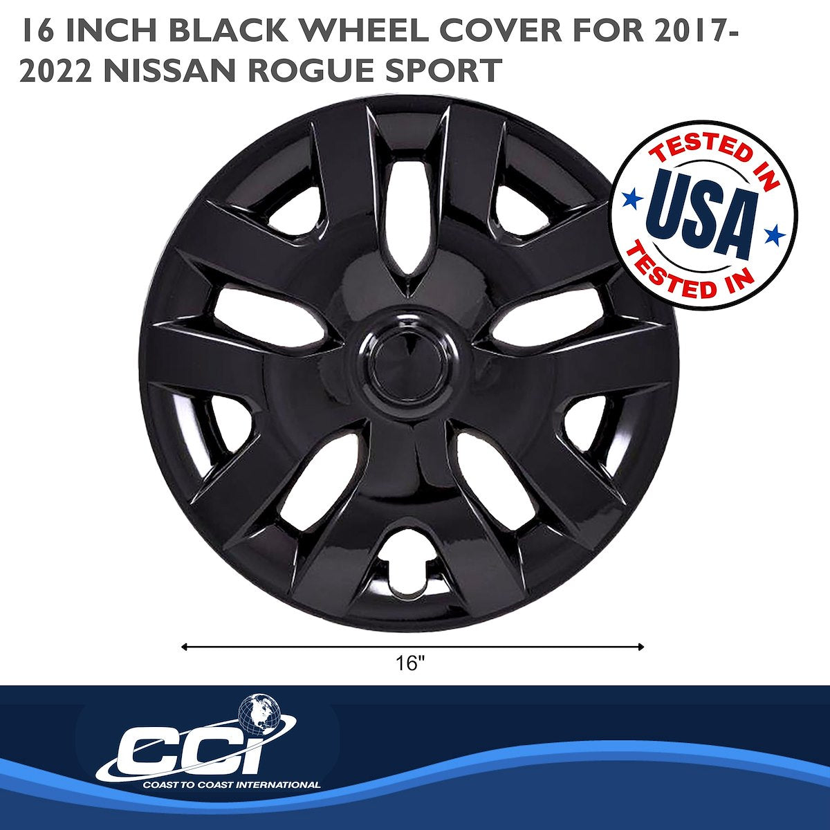 Coast2Coast Universal Wheel Covers IWC55416BLK product image 2