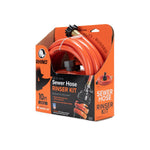 Camco Waste Water Hose, 10 ft Length, 5/8 in Inside Diameter, With 3 in Bayonet Fitting Rinse Cap - 22999