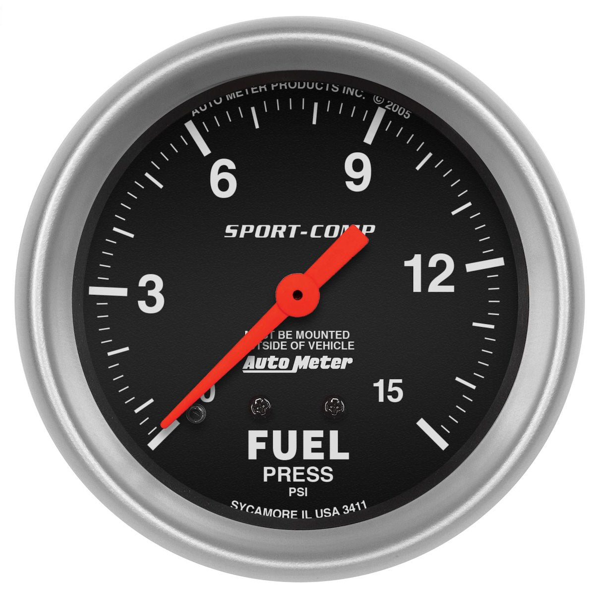 AutoMeter Fuel Pressure Gauge 3411 product image 1