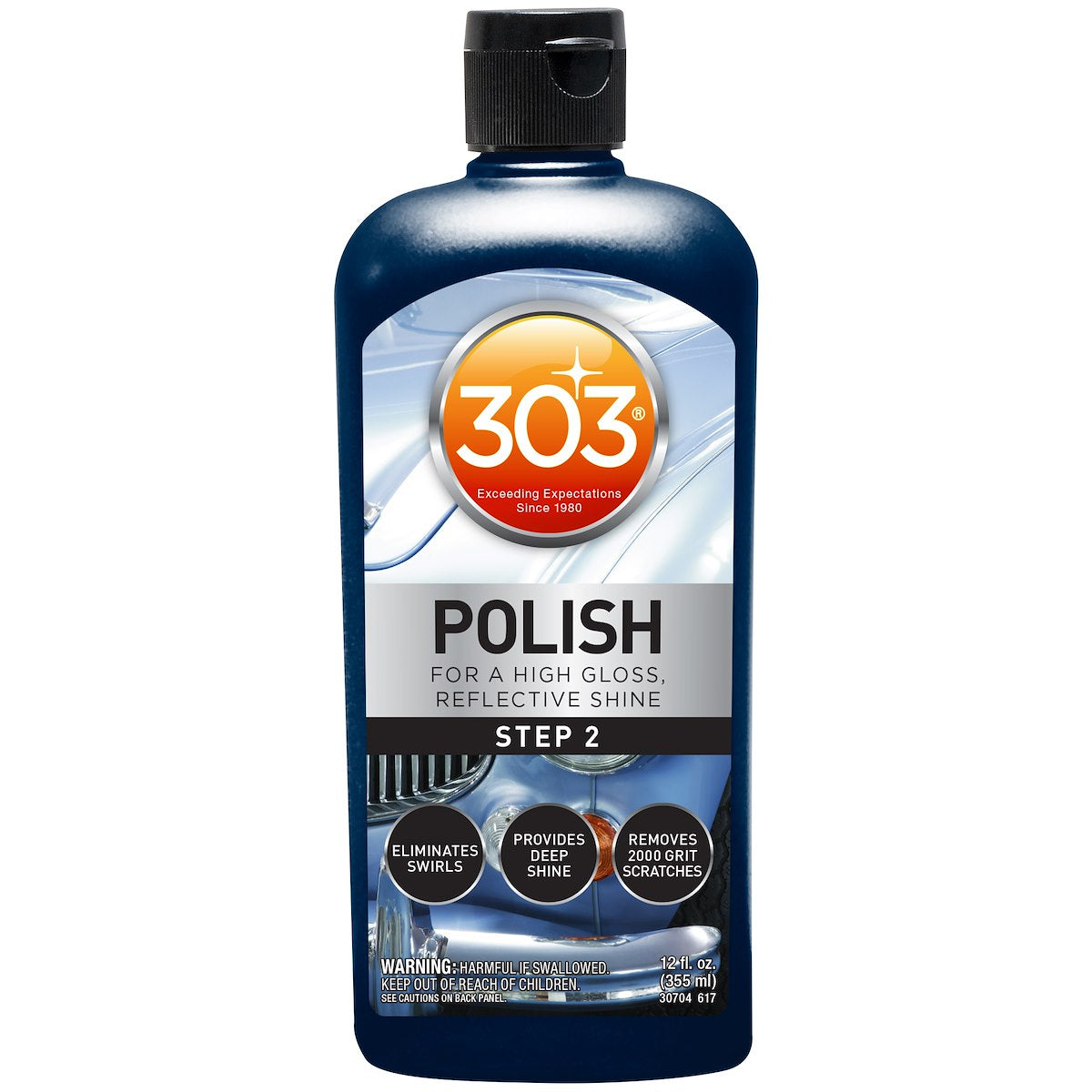 303 Products Inc. Polishing Compound, 303, 12 oz Bottle - 30704