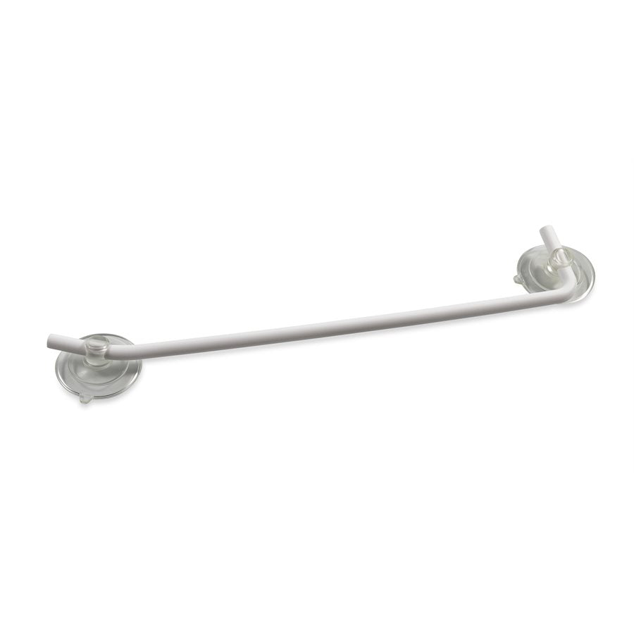 Camco Refrigerator Door Vent Prop, 12 in Length Bar, White, With 2 Suction Cups - 45641
