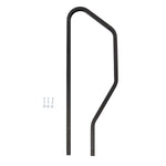 MOR/ryde Entry Step Hand Rail, Use With 1st Generation StepAbove 3 Step RV Steps, Black - STP214-029H
