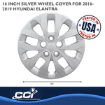 Coast2Coast Wheel Cover, 16 in, 10 Spoke, Set Of 4 - IWC53616S