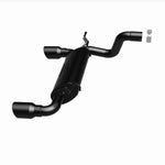 MagnaFlow Exhaust System Kit, MF Series Axle Back System, Black Stainless Steel, Black Steel Tips - 19388