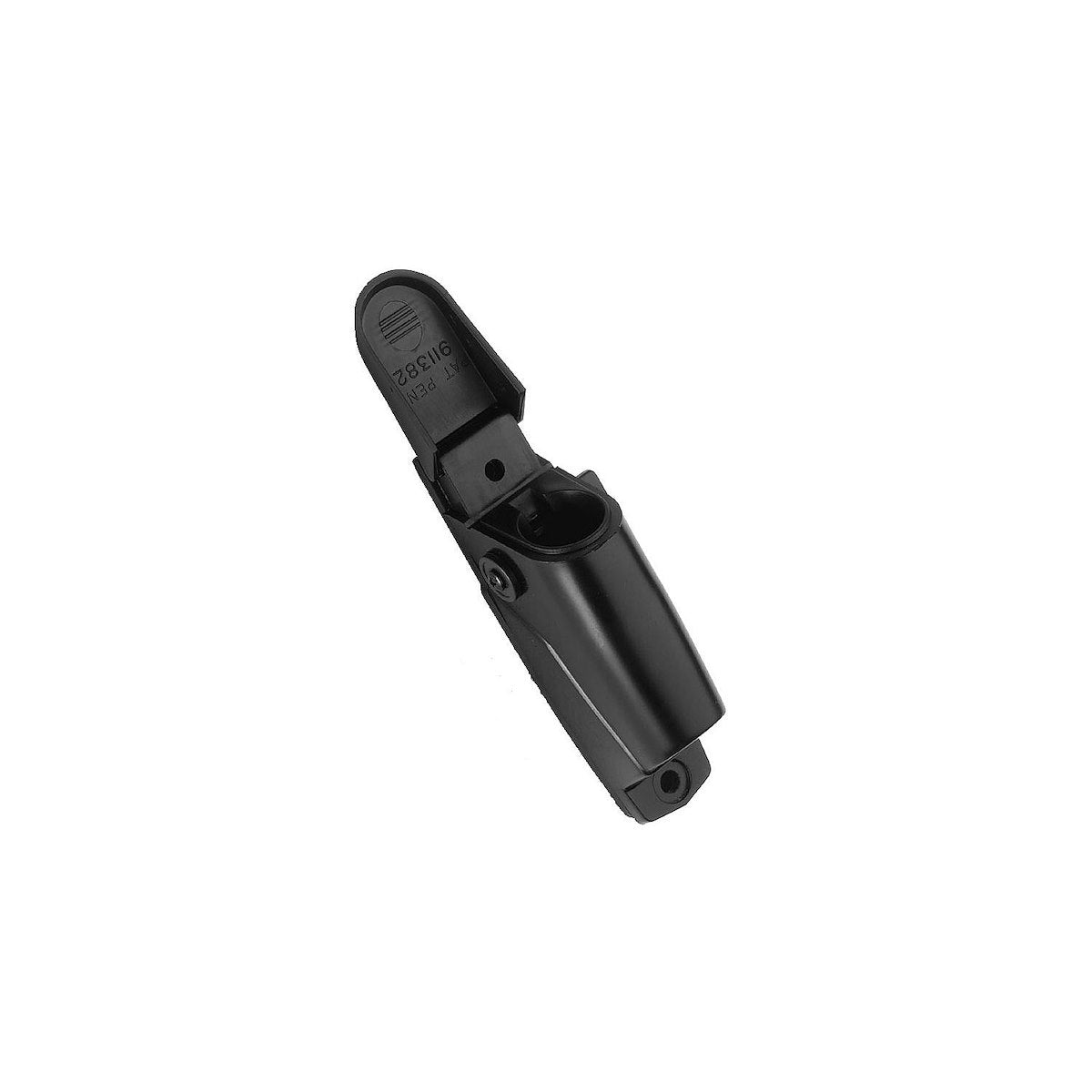 Attwood Marine Navigation Light Pole Base, 2 Pins, 4-1/4 in Length x 1-1/2 in Width, Black - 911490-1