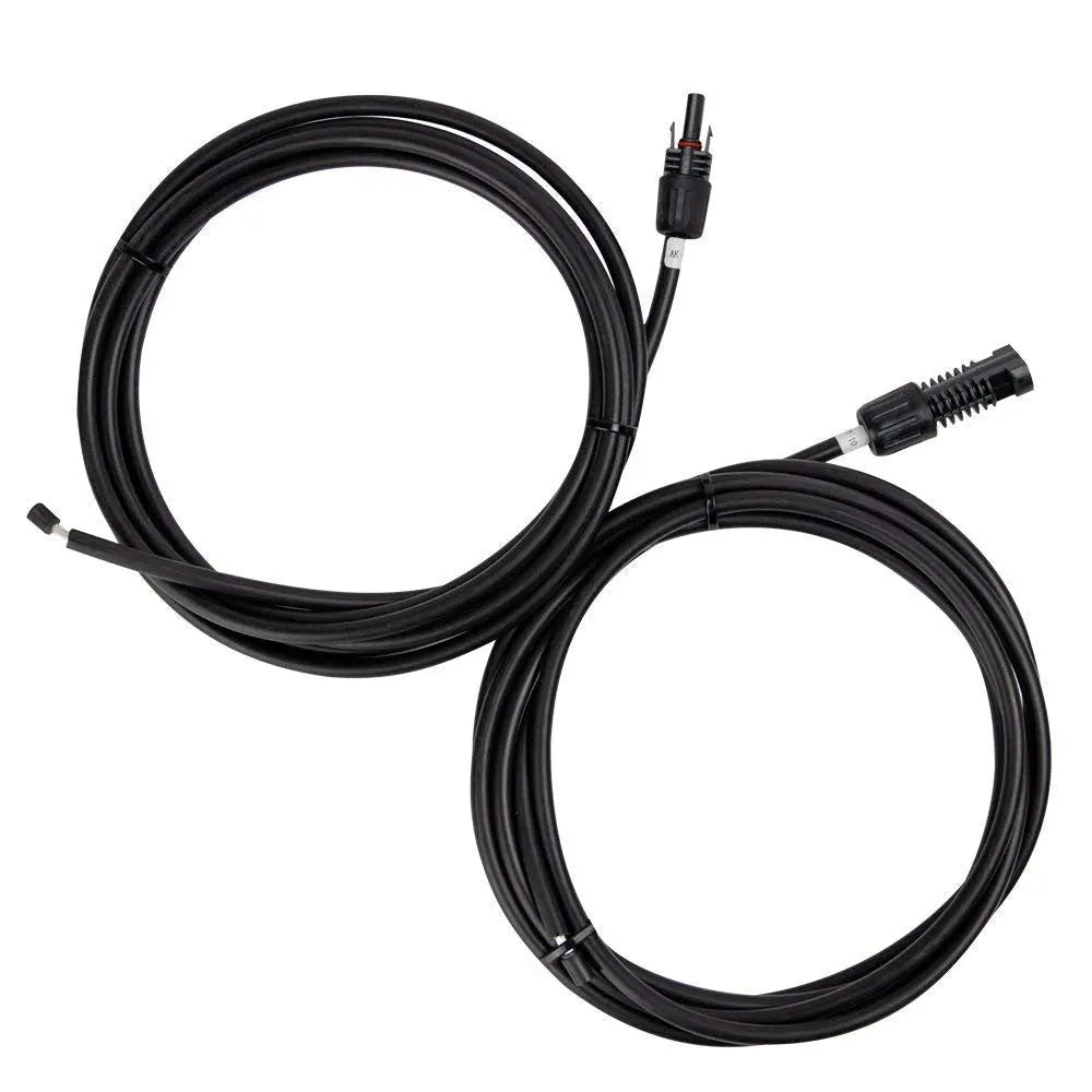 Renogy Solar Panel Cable, 10 ft Length, 10 AWG, Set Of 2 - RNG-AK-10FT-10-G1-US
