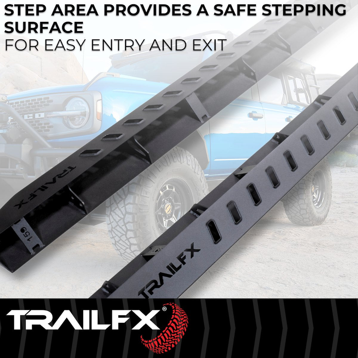 TrailFX Running Boards & Nerf Bars ORB003 product image 5