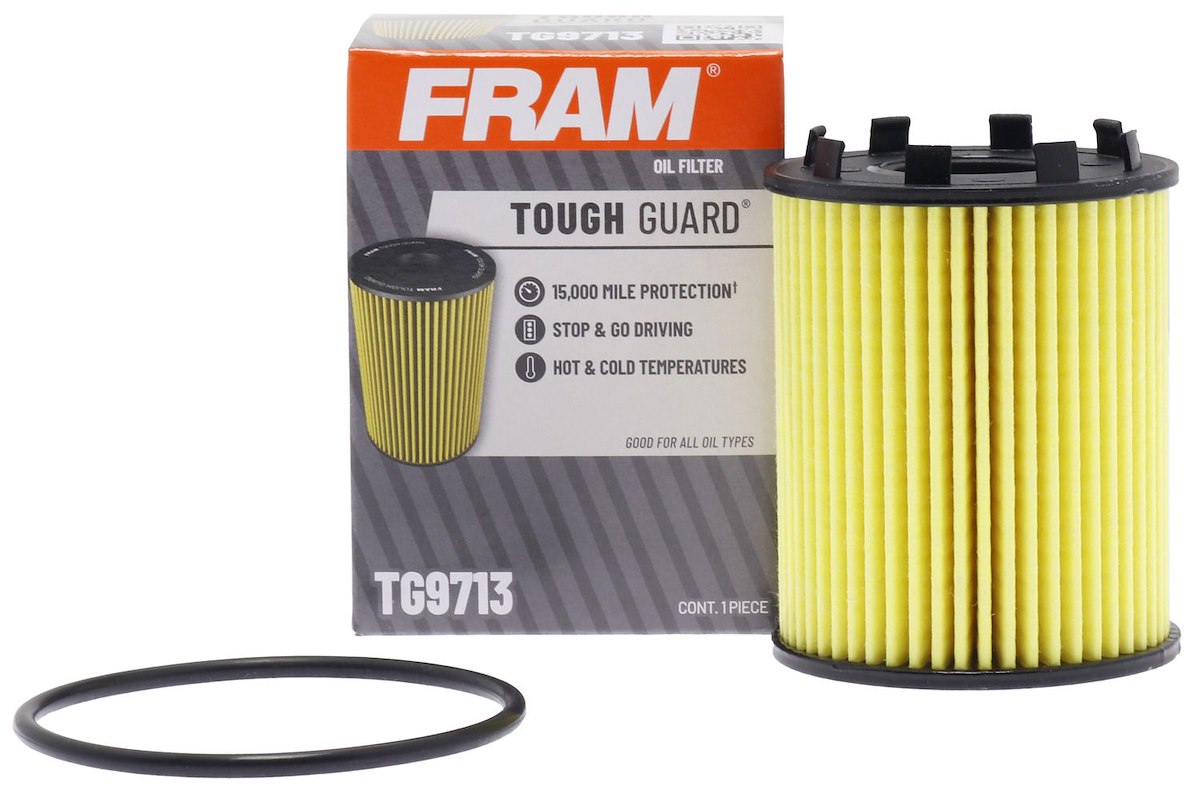 Fram Filter Oil Filter, 2.539 in Outside Diameter Top x 0.964 in Inside Diameter Top, 3.267 in Height - FTG9713