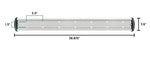 Cannon Downrigger Mount, Aluminum, 36 in Length - 1904029