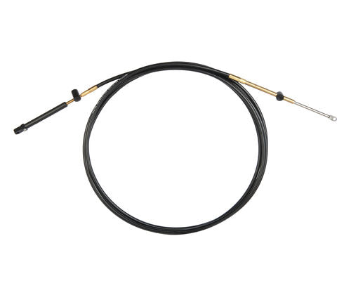 SeaStar Marine Engine Control Cable, 12 ft Length, Black, Stainless Steel - CCX17912