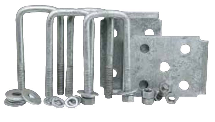 Dexter Marine Trailer Axle Leaf Spring Plate, Fits 2 in Square Tube Axles, Set Of 2 - 81185