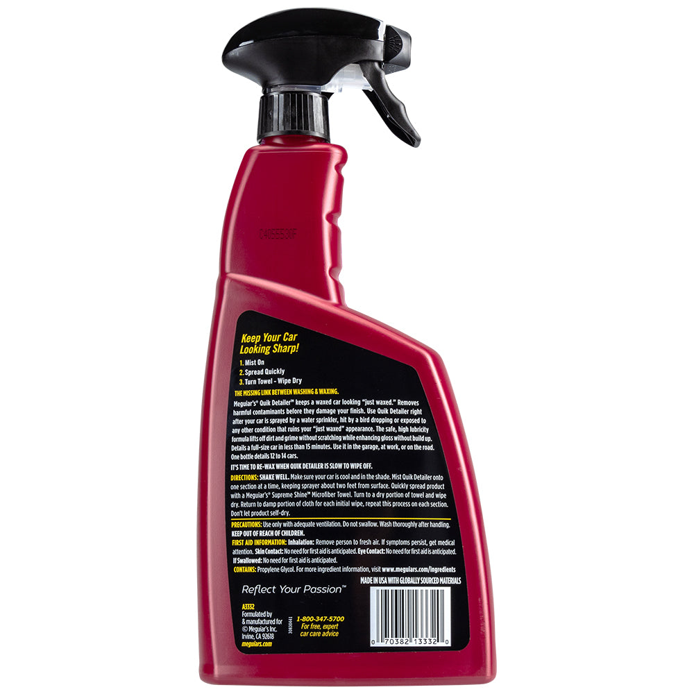 Meguiars Car Wax, Classic Series, 32 oz Spray Bottle - A3332
