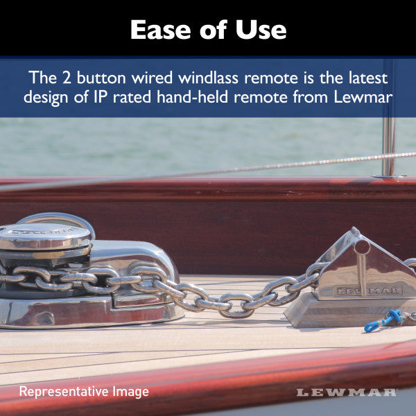 Lewmar Windlass Remote Control, 2 Button, 3 Meter Cable - 66940002