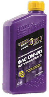 Royal Purple Oil, SAE 0W-20, 1 qt Bottle - 21020