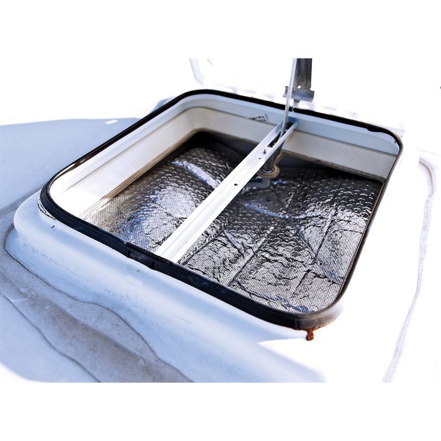 Camco Roof Vent Insulation, For 14 in x 14 in Vents, 3 in Foam With Reflective Backing - 45192