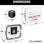 Lippert Tire Pressure Monitoring System - TPMS, 4 Sensors - 2024115889