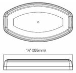 HELLA Warning Light, MLB 50 Series, LED, 23 Selectable Patterns - H27995011