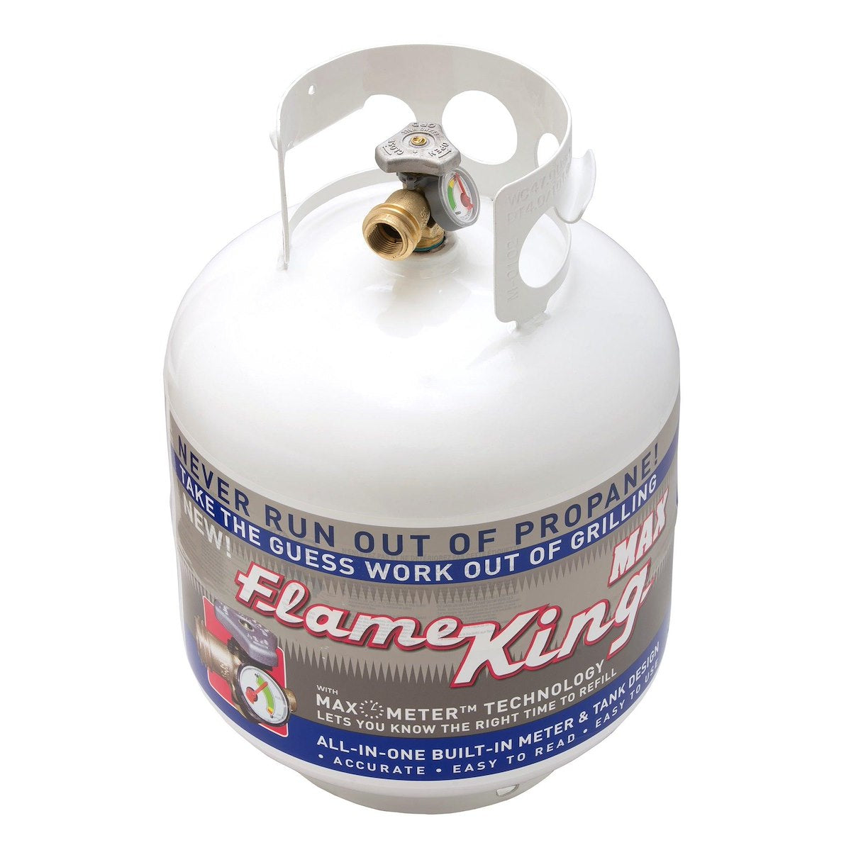 Flame King Propane Tank, 20 lb Capacity, 17.8 in Height x 12.3 in Diameter, 6.5 in Collar Diameter - YSN230