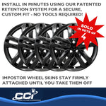Coast2Coast Wheel Skins & Styled Wheel Covers IWCIMP415BLK product image 4