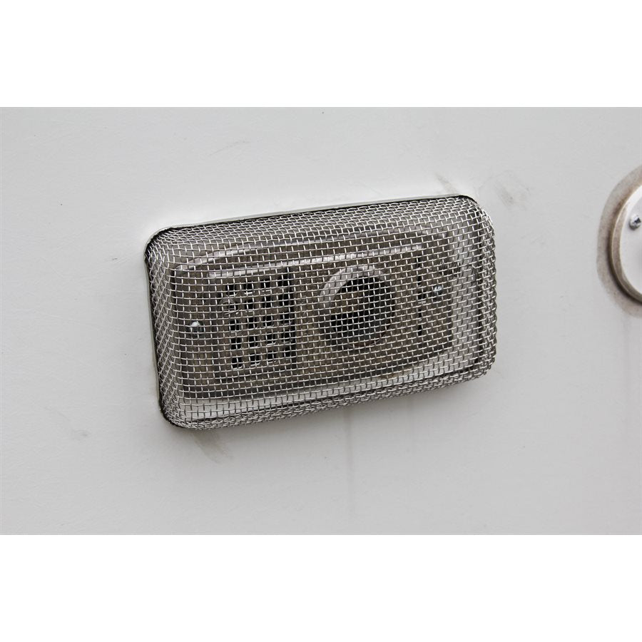 Camco Bug Screen - RV Appliance, 7-1/2 in Length x 4-1/8 in Width x 1-5/16 in Depth, Stainless Steel, Model FUR100 - 42140