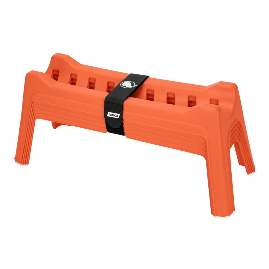 Camco Sewer Hose Support, With 5 Graduated Height Sections From 8-1/2 in To 10-1/2 in, Set of 5 - 43072