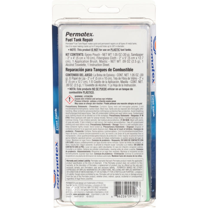 Permatex Fuel Tank Repair Kit - 09101