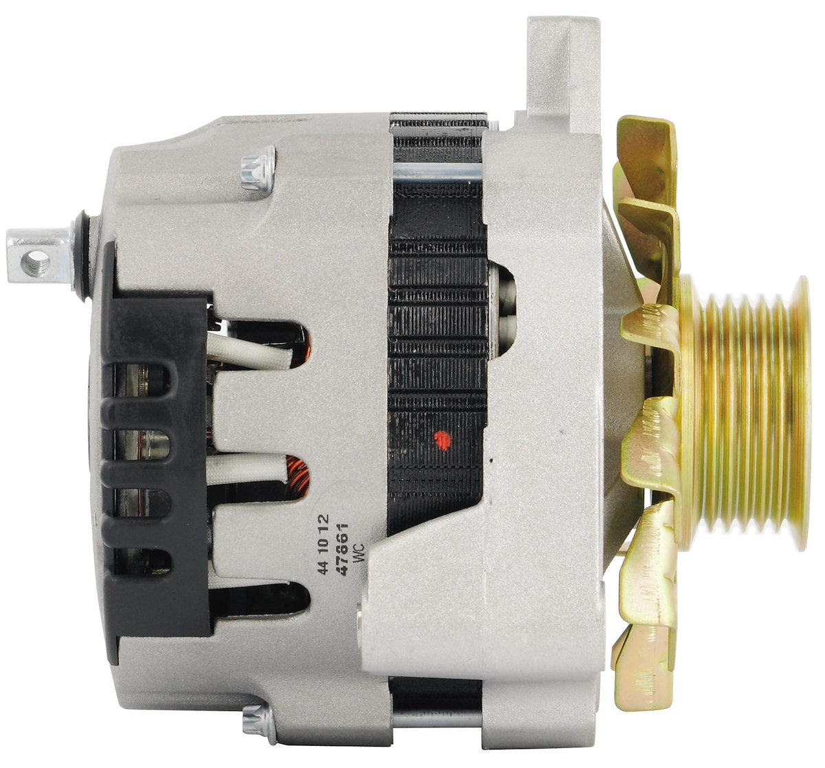 Powermaster Alternator/Generator, Chevrolet/GM CS130 Style, 6 Groove Pulley, 140 amp - 47861