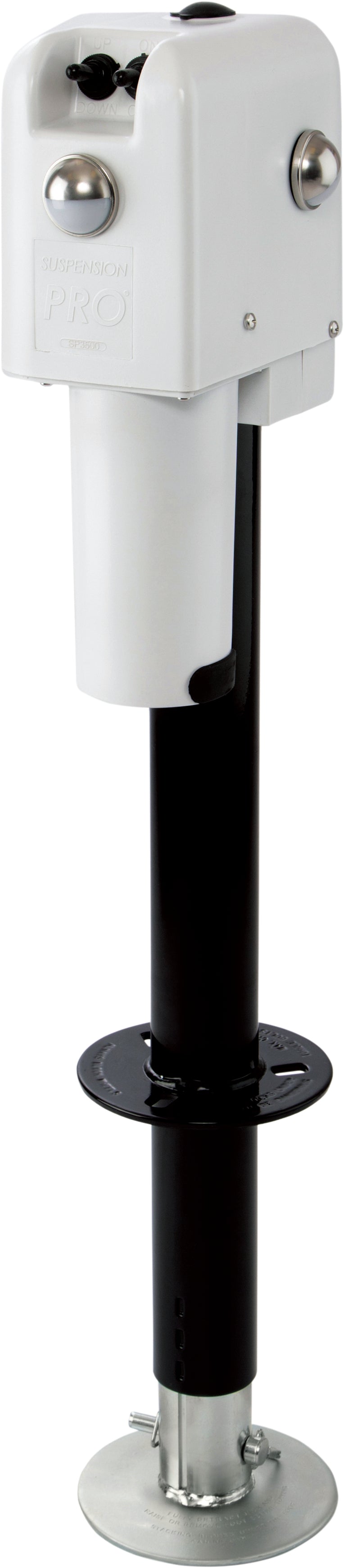 Suspension Pro Trailer Tongue Jack, 3500 lb Capacity, 2-1/4 in Diameter, 18 in Travel - 88142