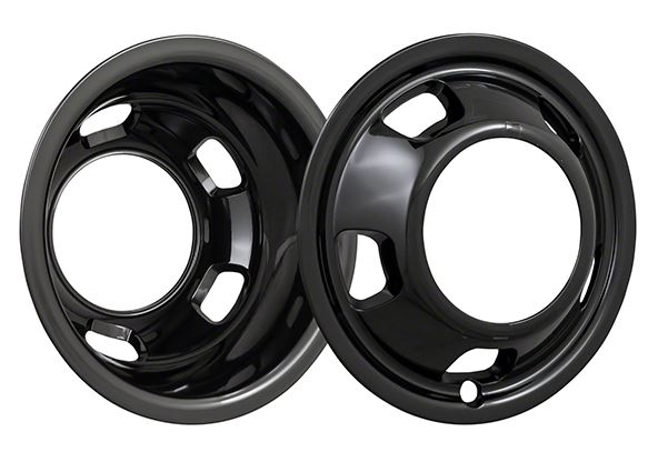 Coast2Coast Wheel Simulator, Fits 17 in Wheels, Gloss Black, 8 Lug/5 Hand Holes, Set Of 4 - IWCN8010BLK