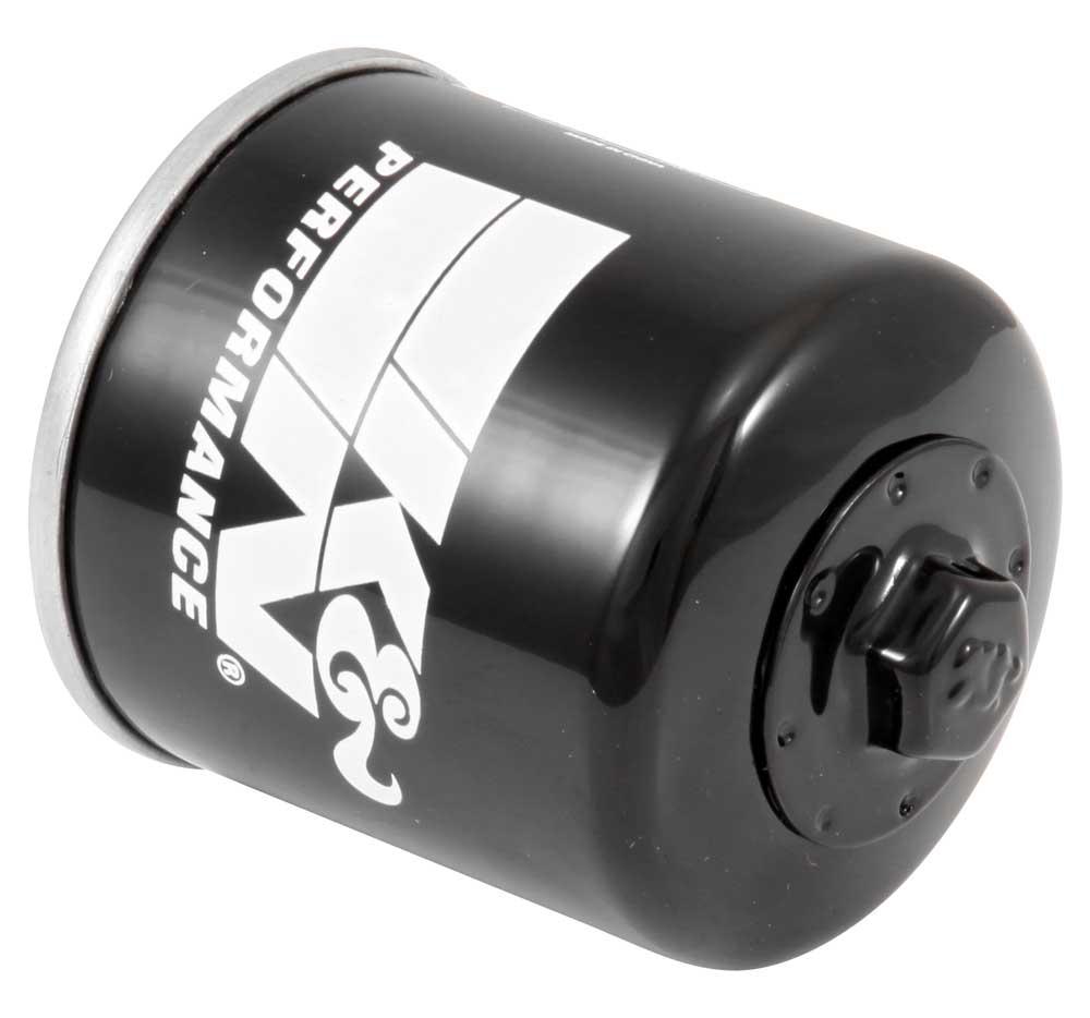 K&N Oil Filter, With 17 Millimeter Removal Nut, 3.063 in Outside Diameter x 3.344 in Height, Black - KN-153